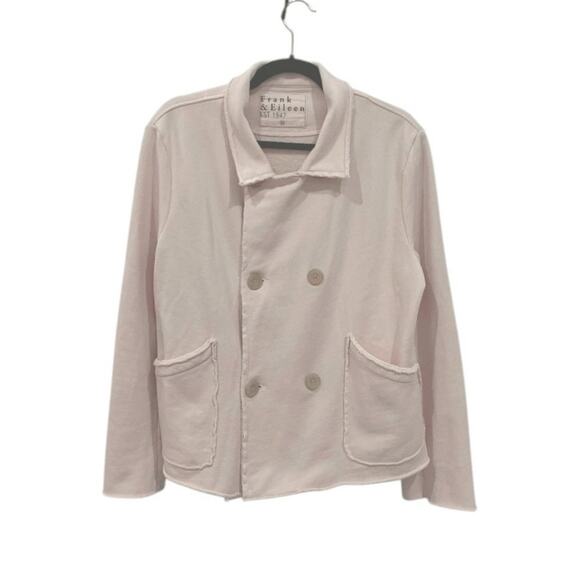 Frank & Eileen Mini Belfast Triple Fleece Peacoat Vintage Rose Size Medium - Picture 6 of 14